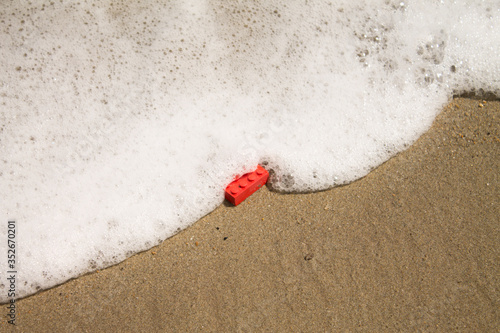 toy bricks wash ashore