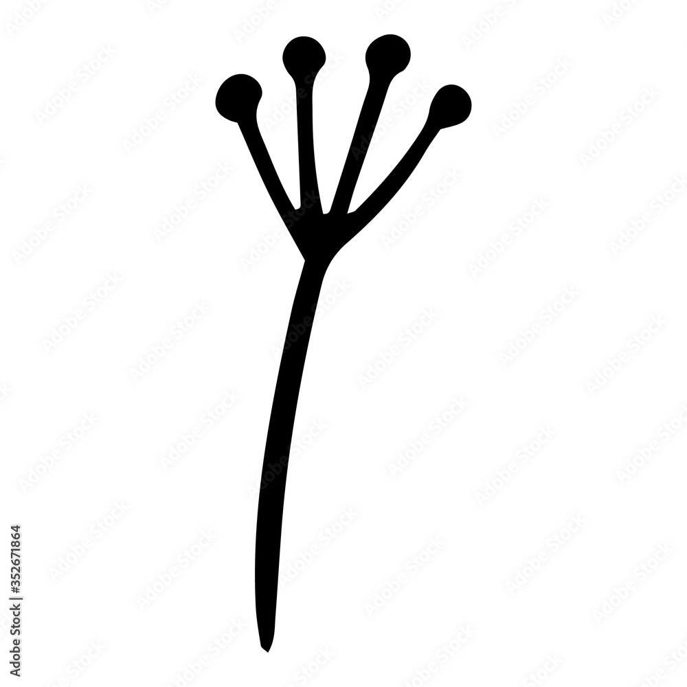 Decorative natural branch icon. Hand drawn illustration of decorative natural branch vector icon for web design Decorative natural branch icon. Hand drawn illustration of decorative natural branch vector icon for web design