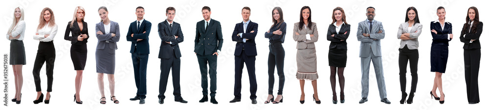 success concept - collage with many business people success concept - collage with many business people