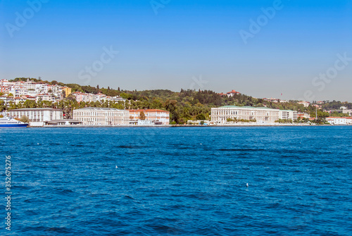 Besiktas, Istanbul, Turkey, 17 October 2007: Ciragan Palace, Bosphorus © Kayihan