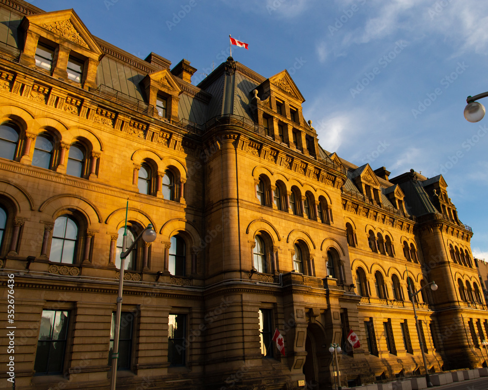 Office of the Prime Minister and Privy Council, finished 1889, in Ottawa, Canada