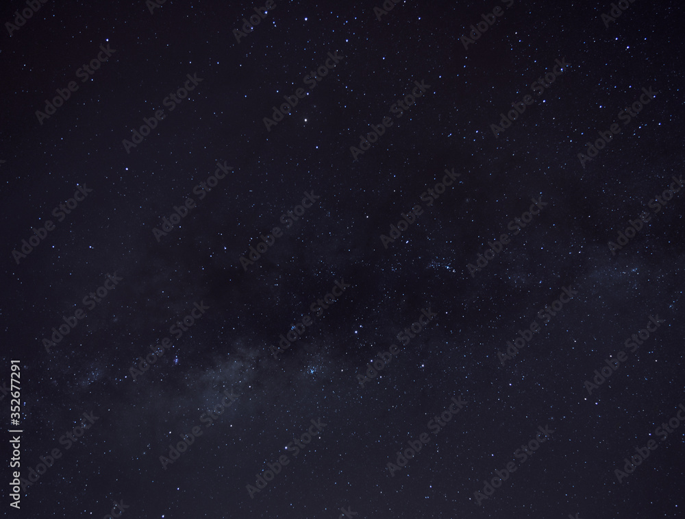 Starry sky background - Milky Way's Center and constellation of Scorpius