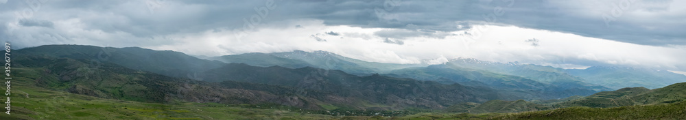 panorama of mountains