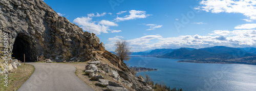 kVR Trail high in the mountains above Naramata BC to Little Tunel photo