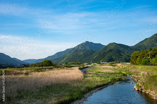 兵庫県・丹波市加古川水系の風景