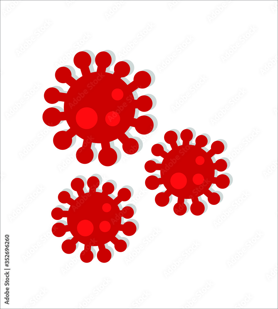 Coronavirus microbes vector symbolising the Coronavirus outbreak 2019/2020 Coronavirus microbes vector symbolising the Coronavirus outbreak 2019/2020