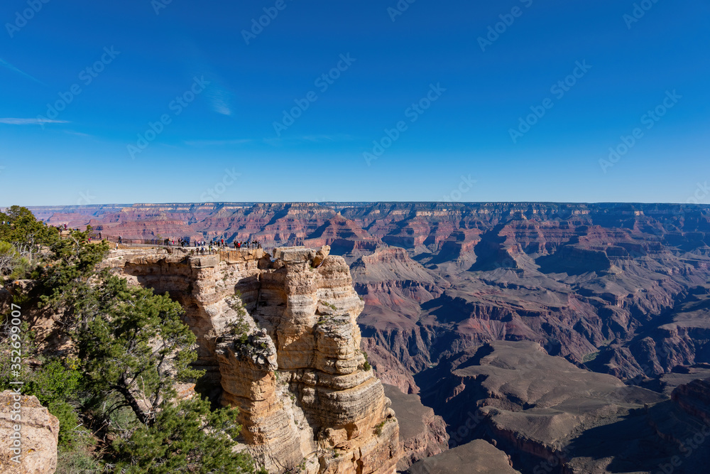Beautiful landscape around the famous Mather Point Beautiful landscape around the famous Mather Point