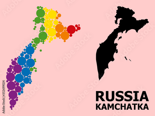 Spectrum Pattern Map of Kamchatka Peninsula for LGBT