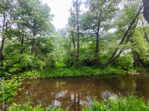 Spring Landscape of Iskar River near Pancharevo lake, Bulgaria
