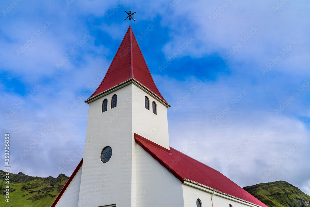 Vikurkirkja Lutheran Church Vik I Myrdal Iceland