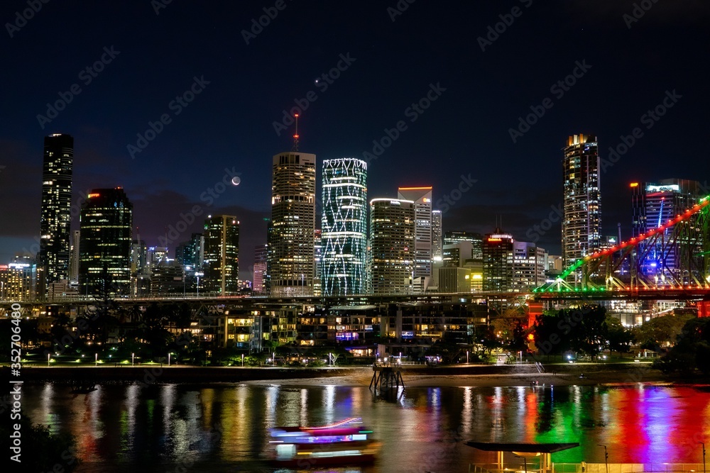 Brisbane Skyline at night