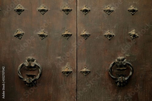 Photos Door to the secret world, abstract ornamental vintage architecture detail