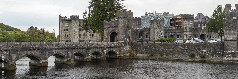 An amazing day at the beautiful Ashford Castle built in 1228. Web banner.