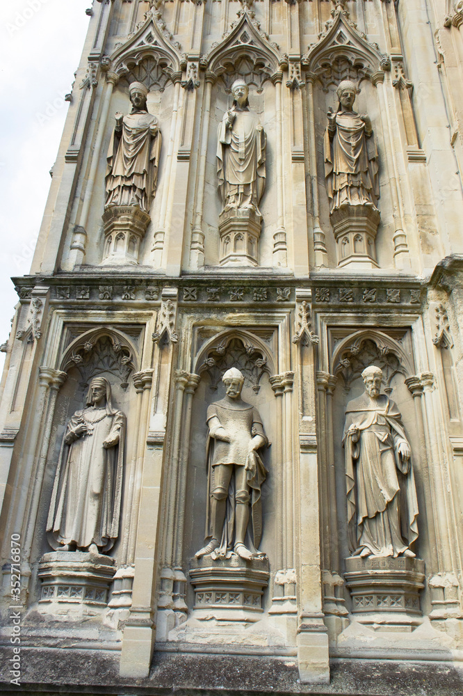 Grand Entrance Canterbury Cathedral Statues