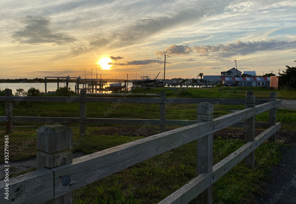 Saltwater sunset Saltwater sunset