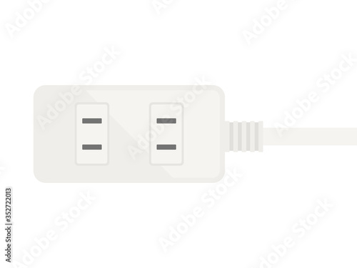 電源タップのイラスト