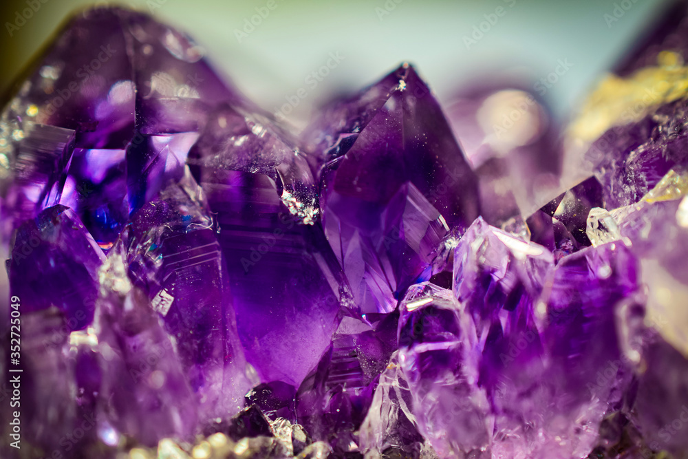 amethyst crystals macro amethyst crystals macro