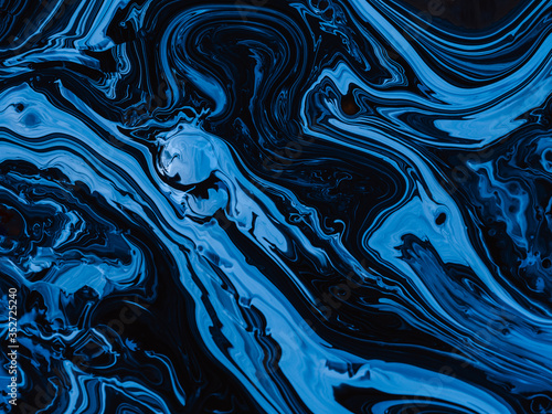 Abstract blue marble stone texture for background.