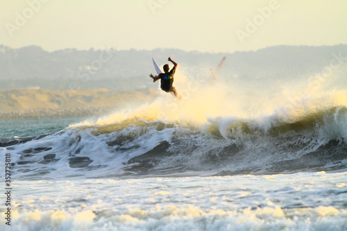 Surfing in bali