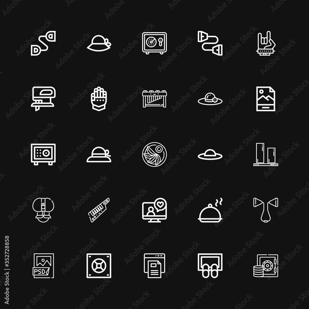 Editable 25 png icons for web and mobile Editable 25 png icons for web and mobile