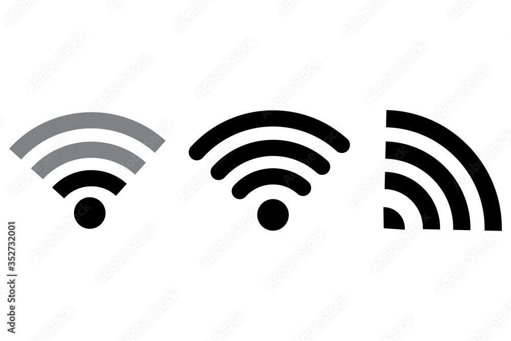 Wifi signal vector icon. Internet podcast symbol. Wi-Fi hotspot. Stock Photo. Wifi signal vector icon. Internet podcast symbol. Wi-Fi hotspot. Stock Photo.