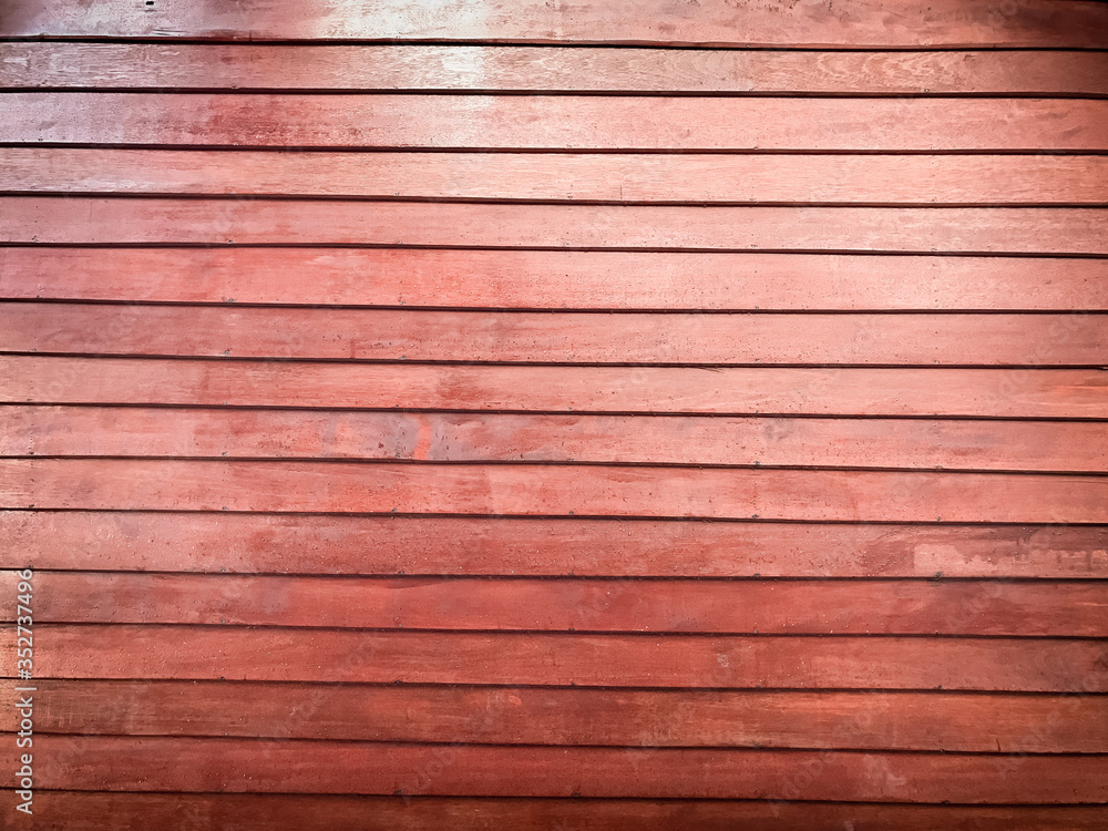 Fototapeta premium Close up old wood table floor with natural pattern