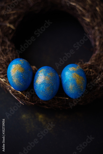 colorful easter eggs