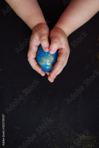 earth in hands