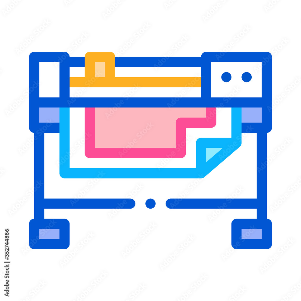 printer for work icon vector. printer for work sign. color symbol illustration printer for work icon vector. printer for work sign. color symbol illustration