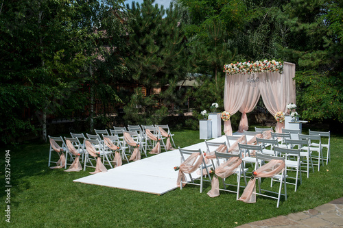 installation for a wedding ceremony