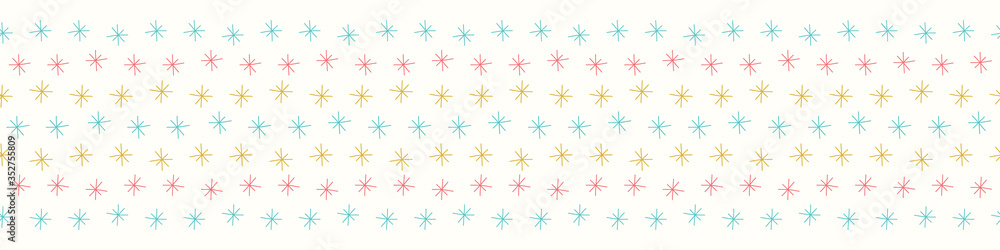 Star border design. Vector seamless repeat banner background. Cute and fun decoration. Star border design. Vector seamless repeat banner background. Cute and fun decoration.