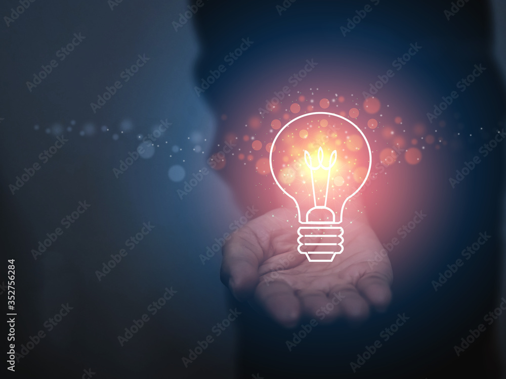 Idea and innovation in concept of creative idea Idea and innovation in concept of creative idea