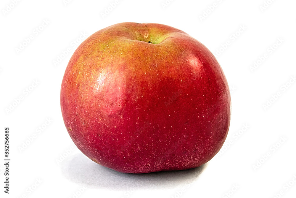 Isolated on white background apple close-up Isolated on white background apple close-up