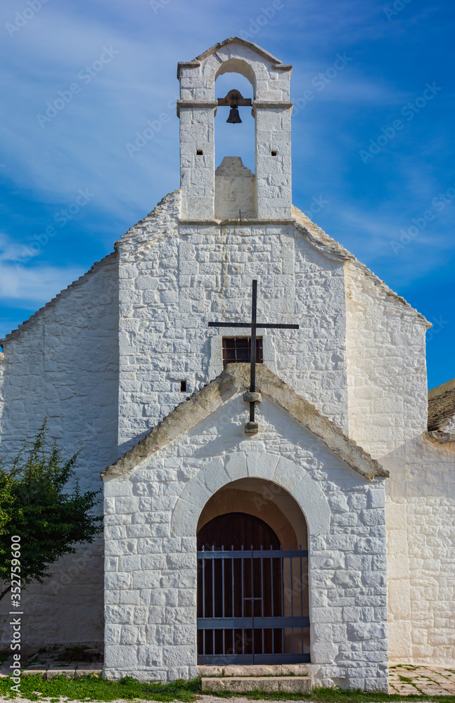 Abbey Church of St. Mary Barsento . Noci. Puglia, Italy.
