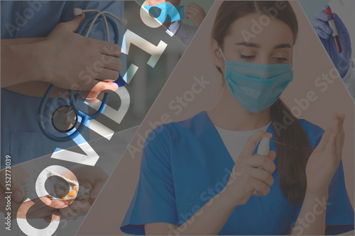 Doctor wearing medical mask...