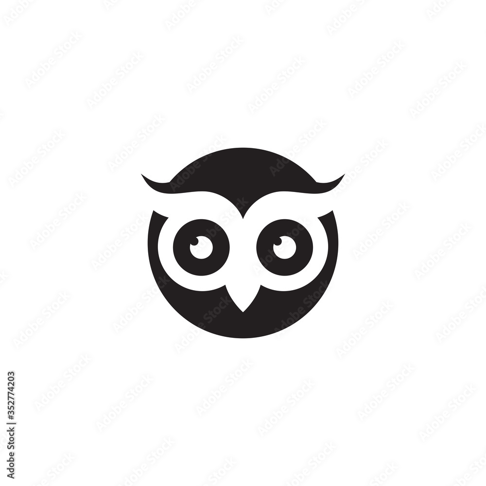 Obraz premium Owl Logo Template Vector