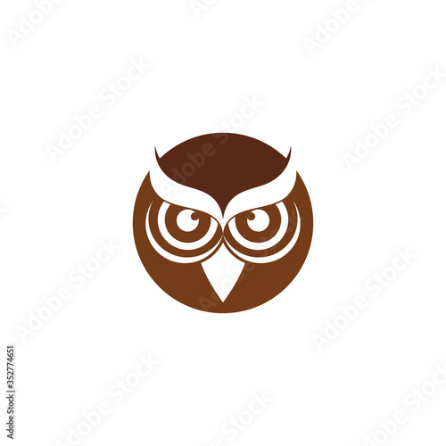 Owl Logo Template Vector © dar