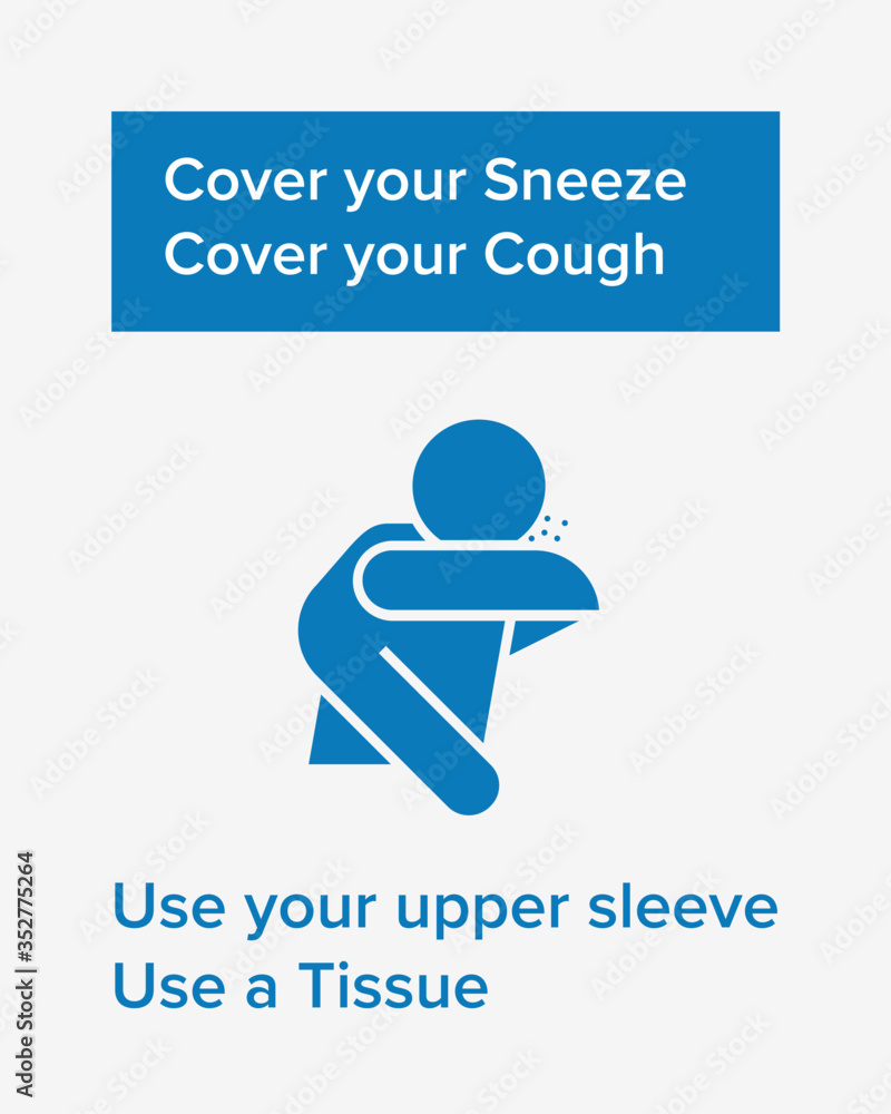 covid 19 safety sign for retail - Cover your Sneeze Cover your Cough covid 19 safety sign for retail - Cover your Sneeze Cover your Cough