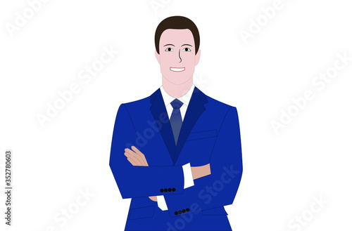 businessman holding a briefcase