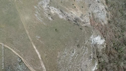 Wallpaper Mural Chasteaux (Corrèze, France) - Vue aérienne de la montagne pelée Torontodigital.ca