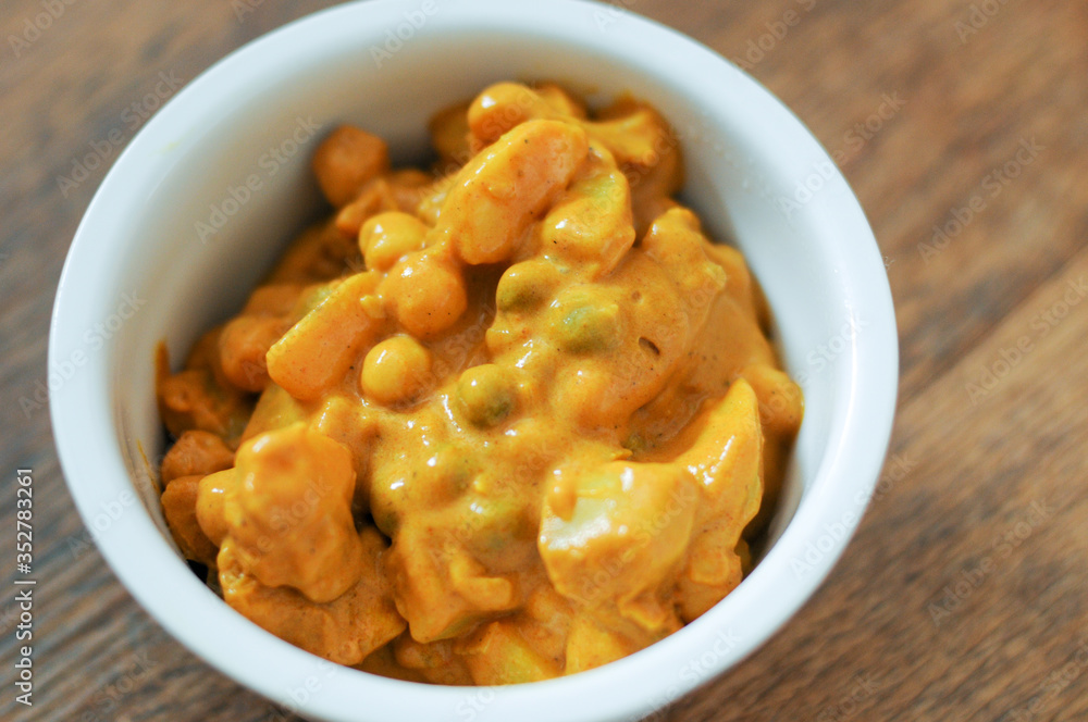 Fresh tasty meal, chickpea kari, asian food. Fresh tasty meal, chickpea kari, asian food.