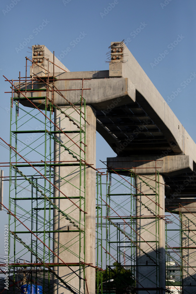 Construction of the Bangkok Electric Train Runningway in Thailand Construction of the Bangkok Electric Train Runningway in Thailand