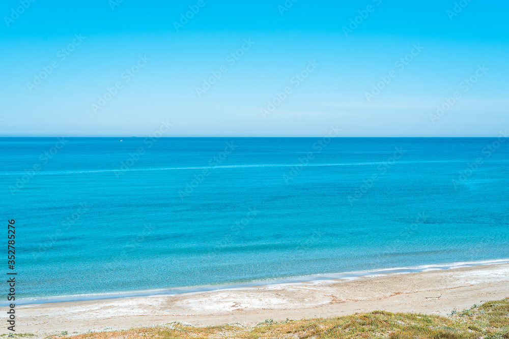 Sardegna, splendida spiaggia di San Giovanni di Sinis, Cabras, Italia