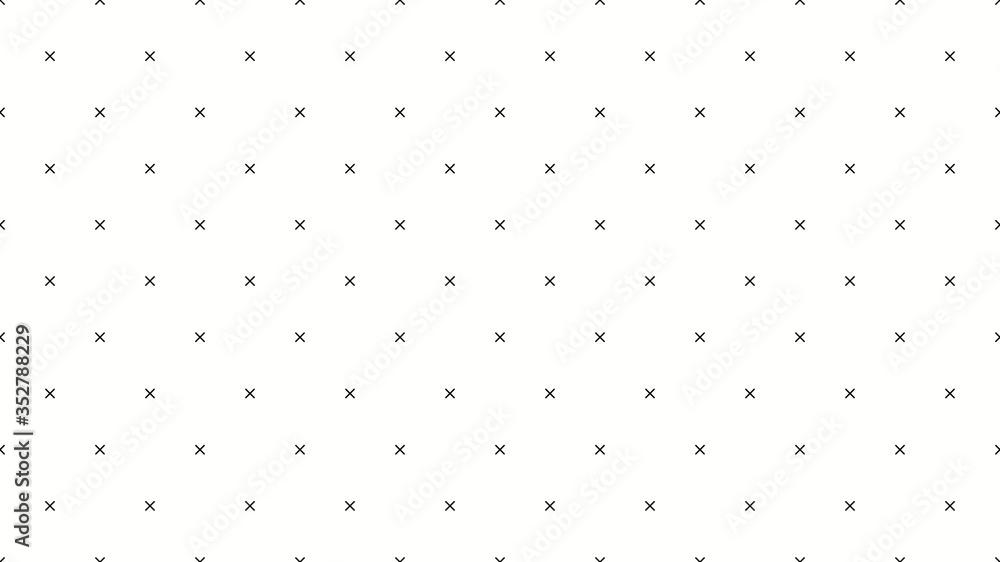 Seamless simple pattern of dotted cross, X sign. Aspect ratio, full hd, 4K, for a widescreen display Seamless simple pattern of dotted cross, X sign. Aspect ratio, full hd, 4K, for a widescreen display