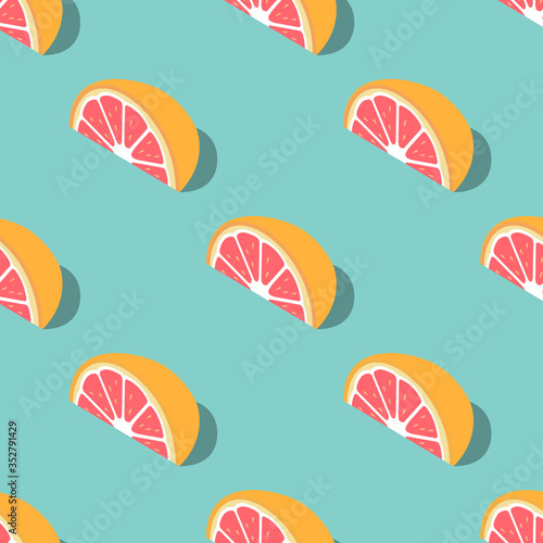 Design pattern based on grapefruit & orange.