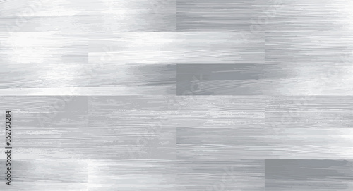 Realistic Wood textured seamless pattern. Wooden board, white floor or wall repeat texture. Vector illustration template for design, flat interiour, print, paper, decor, photo background