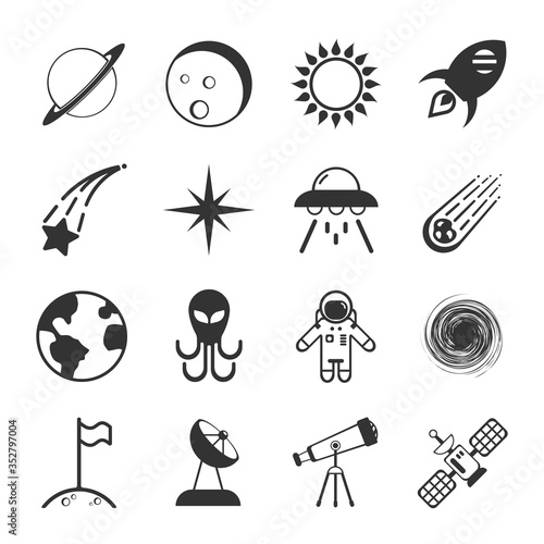 Space icons, Space symbols