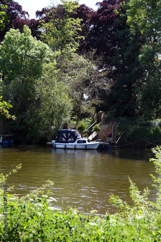 The river Ouse at Naburn Lock near York The river Ouse at Naburn Lock near York