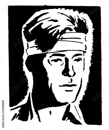 Bandage, vintage illustration.