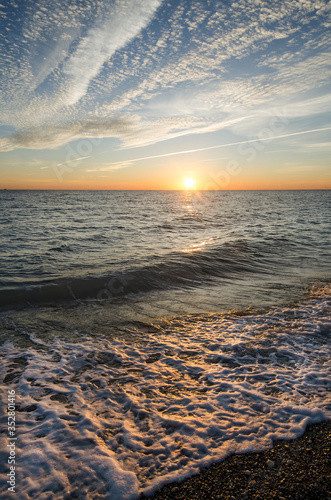 Black Sea Beach at sunset